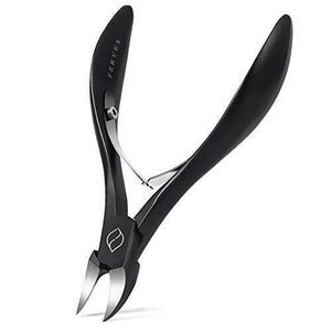 FERYES Toenail Clippers for Thick Fungal or Ingrown Toenails with Metal Case NEW
